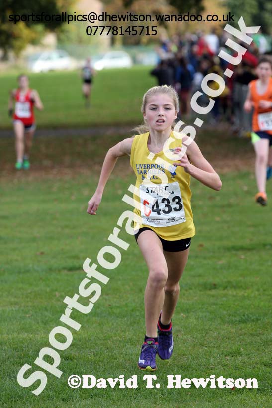 Girls under-15s Northern Cross Country Relays, Graves Park, Sheffield. Photo: David T. Hewitson/Sports for All Pics